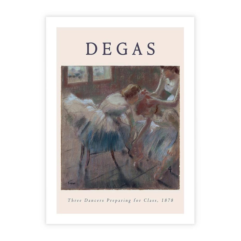 Plakat bez ramy 30x40 - Elegancja Baletu na Plakacie - reprodukcja, degas