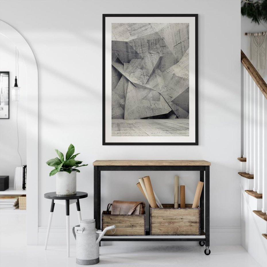 Plakat bez ramy 50x70 - Architektura w trójwymiarowym wymiarze - architektura, 3D