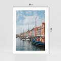 Plakat bez ramy 30x40 - Wibracje Miejskiego Klimatu - Dania, Kopehaga