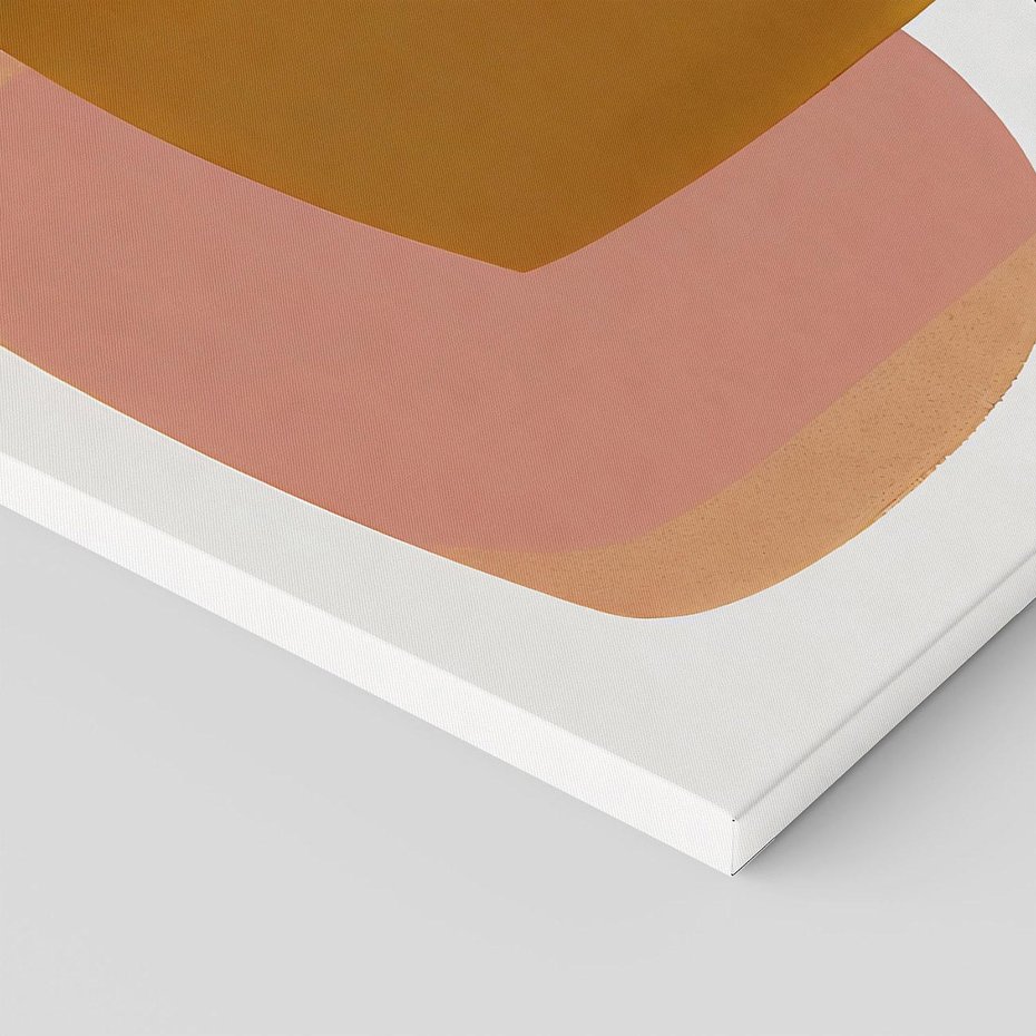 Obraz na płótnie 120x80 - Emocje w akwarelach - geometryczne dziwne kształty, turkusowy