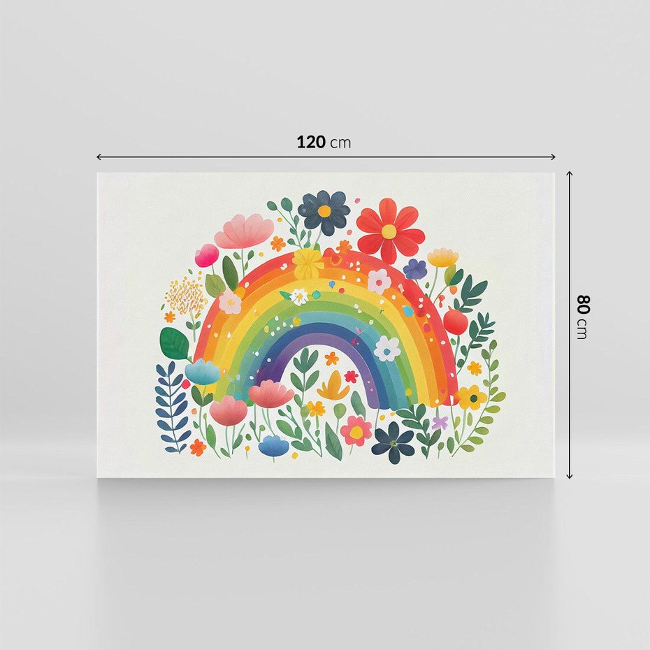 Obraz na płótnie 120x80 - Kolorowe Marzenia - obraz do pokoju dziecka, dziewczynki