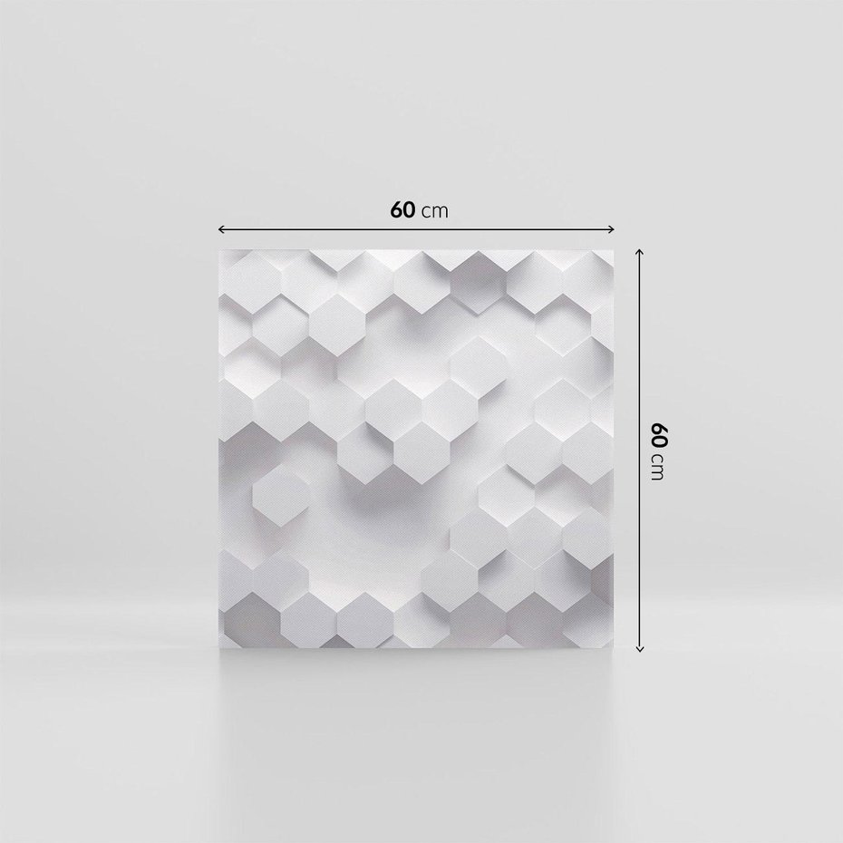 Obraz na płótnie 60x60 - Kreatywna Forma - geometryczny, 3D
