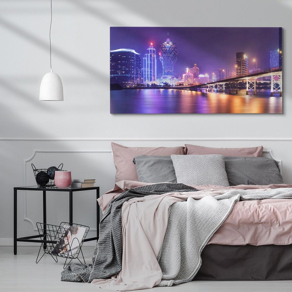 Obraz na płótnie 100x50 - Macau: Spotkanie dwóch światów - Macau, Hong