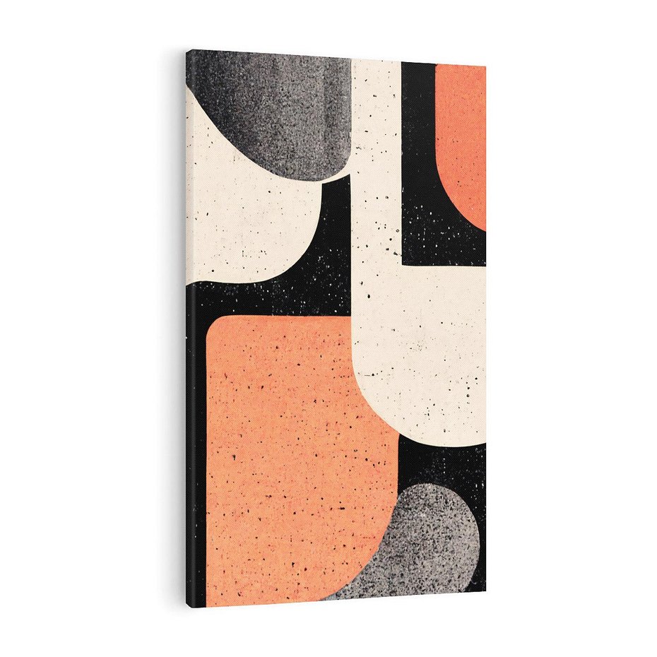 Obraz na płótnie 50x70 - Loftowa Harmonia - abstrakcja, styl loftowy