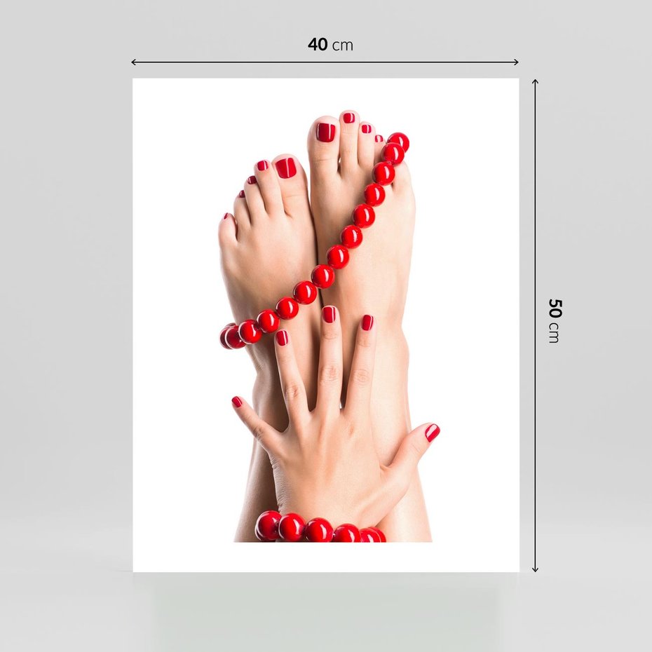 Plakat bez ramy 40x50 - Manicure spa: piękno i relaks - manicure, spa