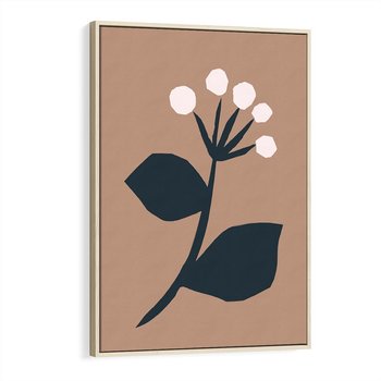 Obraz w ramie 80x120 - Rozbijające Granice - abstrakcyjny obraz, plakat - rama drewno