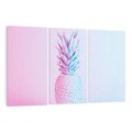 Obraz na płótnie 120x80 - Ananas Abstrakcja - ananas, abstrakcja