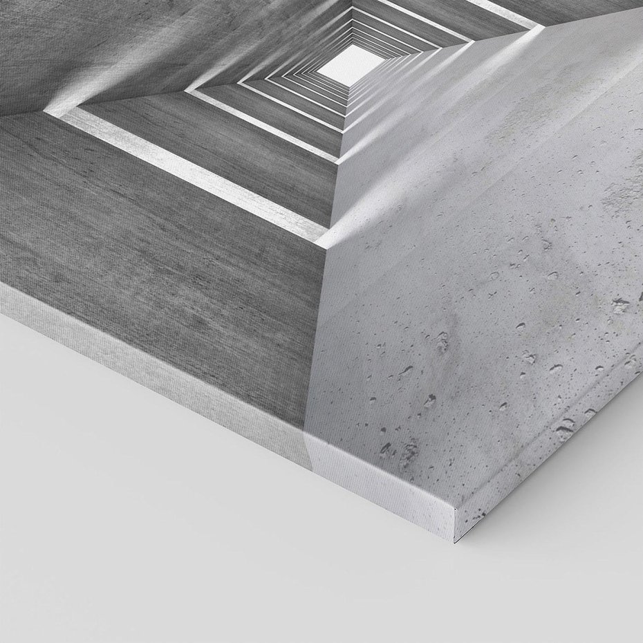 Obraz na płótnie 40x40 - Abstrakcyjna głębia - 3D, tunel