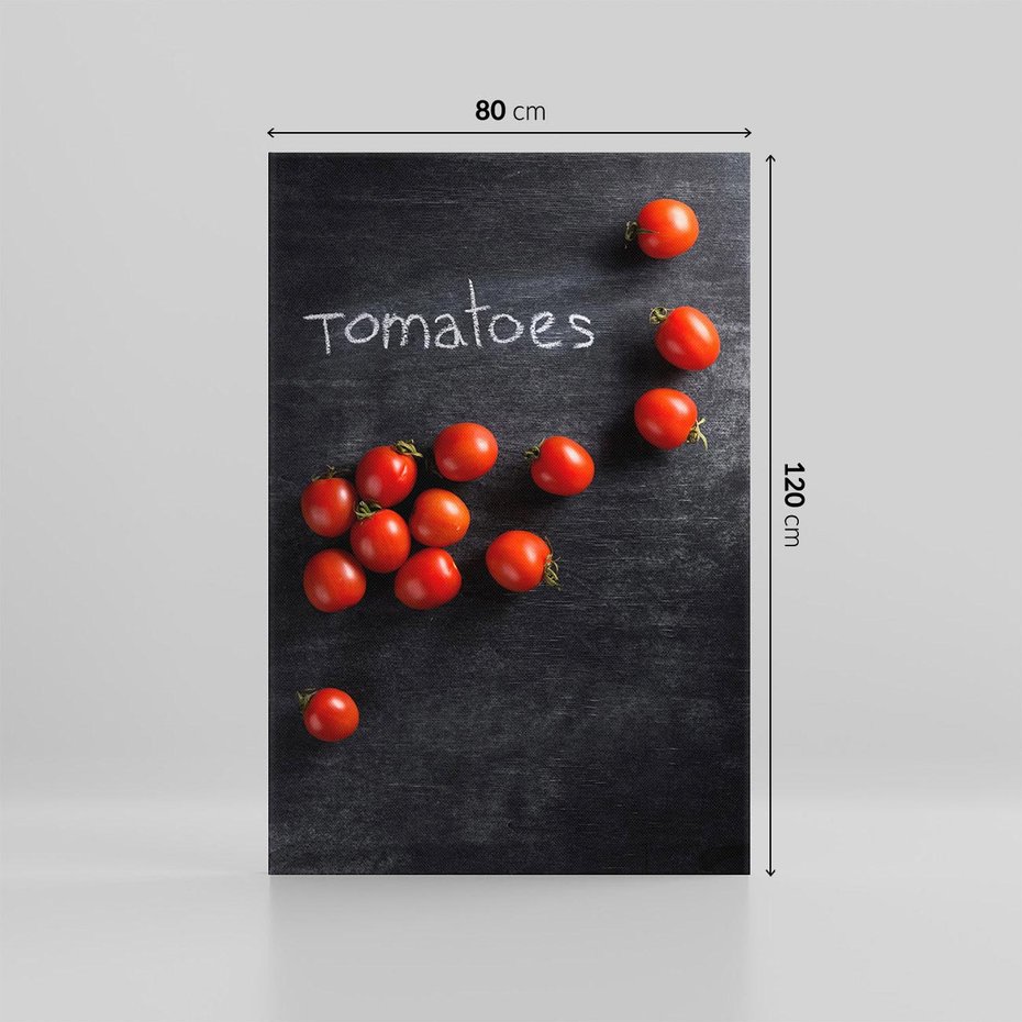 Obraz na płótnie 80x120 - Świeżość Smaku - pomidory, kuchnia