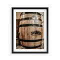 Plakat w ramie 40x50 - Rustykalna Whisky - beczka whiskey, jack daniel's - rama czarna