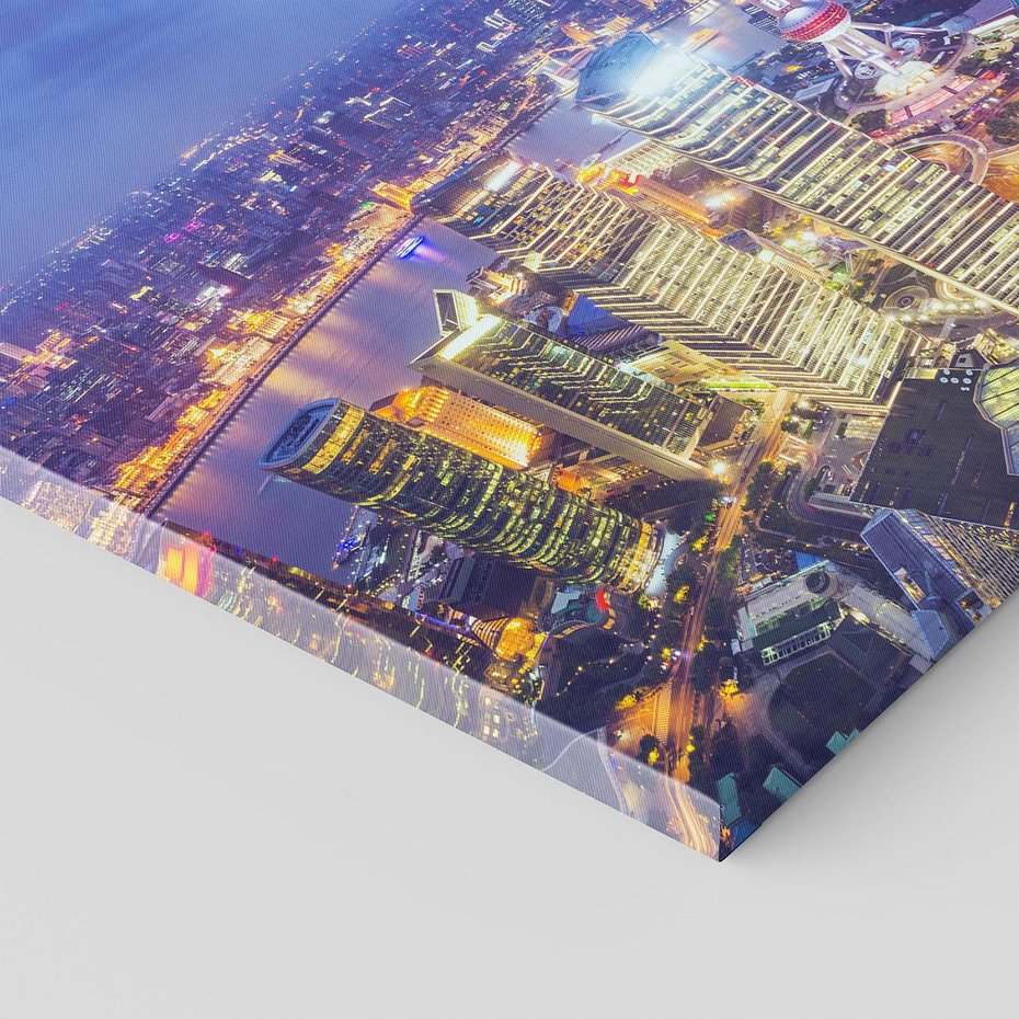 Obraz na płótnie 70x70 - Shanghai: Mocnowieżowce Azji - Shanghai, Chiny