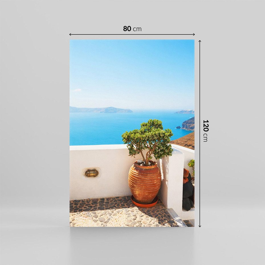 Obraz na płótnie 80x120 - Santorini - oaza greckiej wyspy - Santorini, grecka