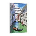 Obraz na płótnie 80x120 - Romantyczna gondola w Wenecji - Wenecja, gondola