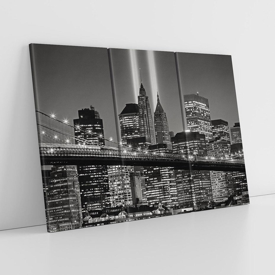 Obraz na płótnie 120x80 - Miasto ożywione nocą - miasto, noc