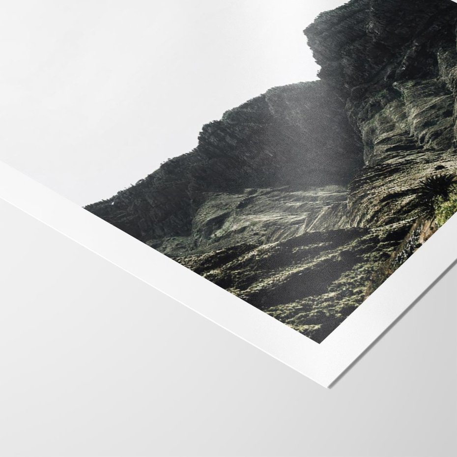 Plakat bez ramy 21x30 - Górska Potęga - górski krajobraz, góry