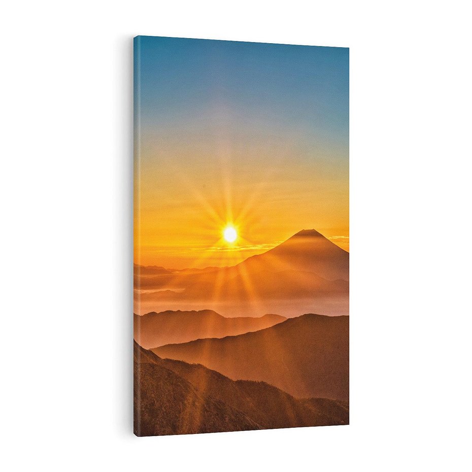 Obraz na płótnie 50x70 - Malownicze góry piękno krajobrazu - góry, krajobraz