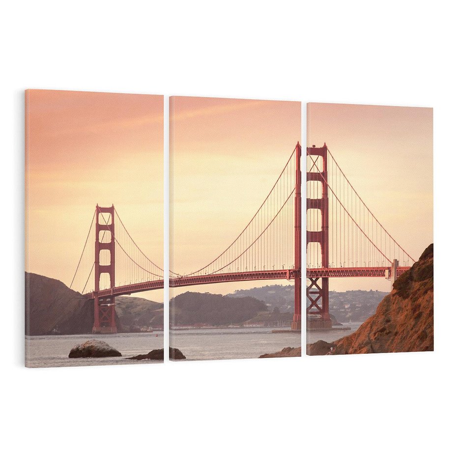 Obraz na płótnie 120x80 - Golden Gate most USA - Golden Gate, most