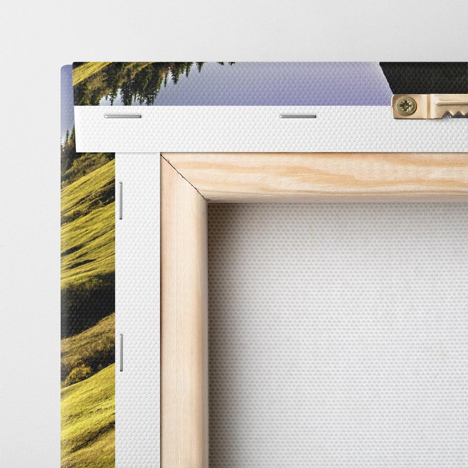 Obraz na płótnie 120x80 - Górski las magia przyrody - góry, las