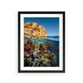 Plakat w ramie 30x40 - Rafa koralowa w oceanie - rafa, koralowa - rama czarna