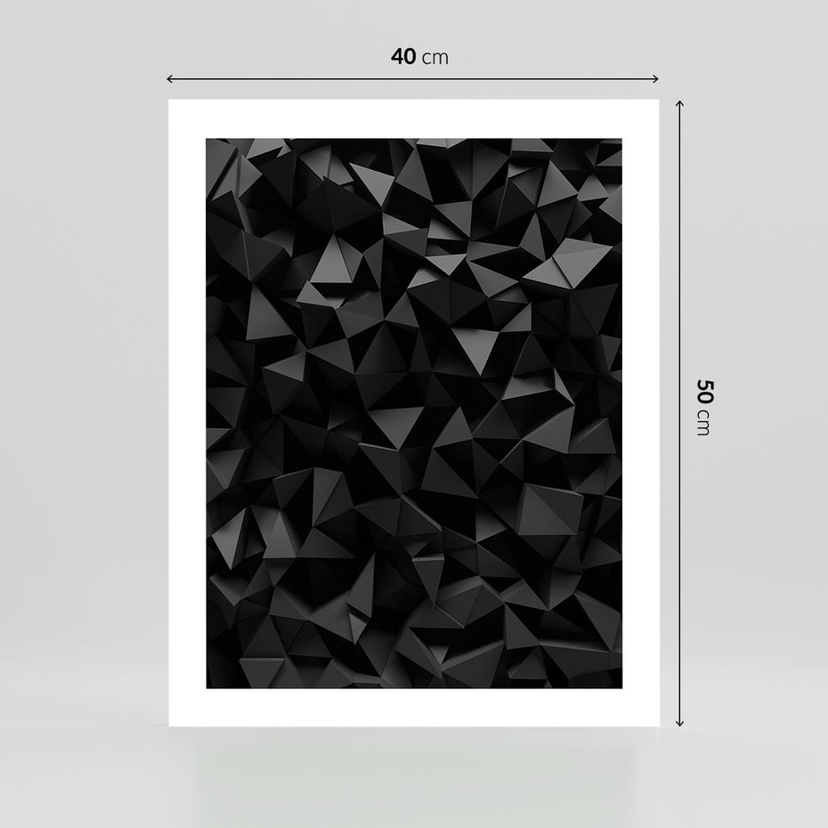 Plakat bez ramy 40x50 - Geometryczna nowoczesność - geometryczne, nowoczesne