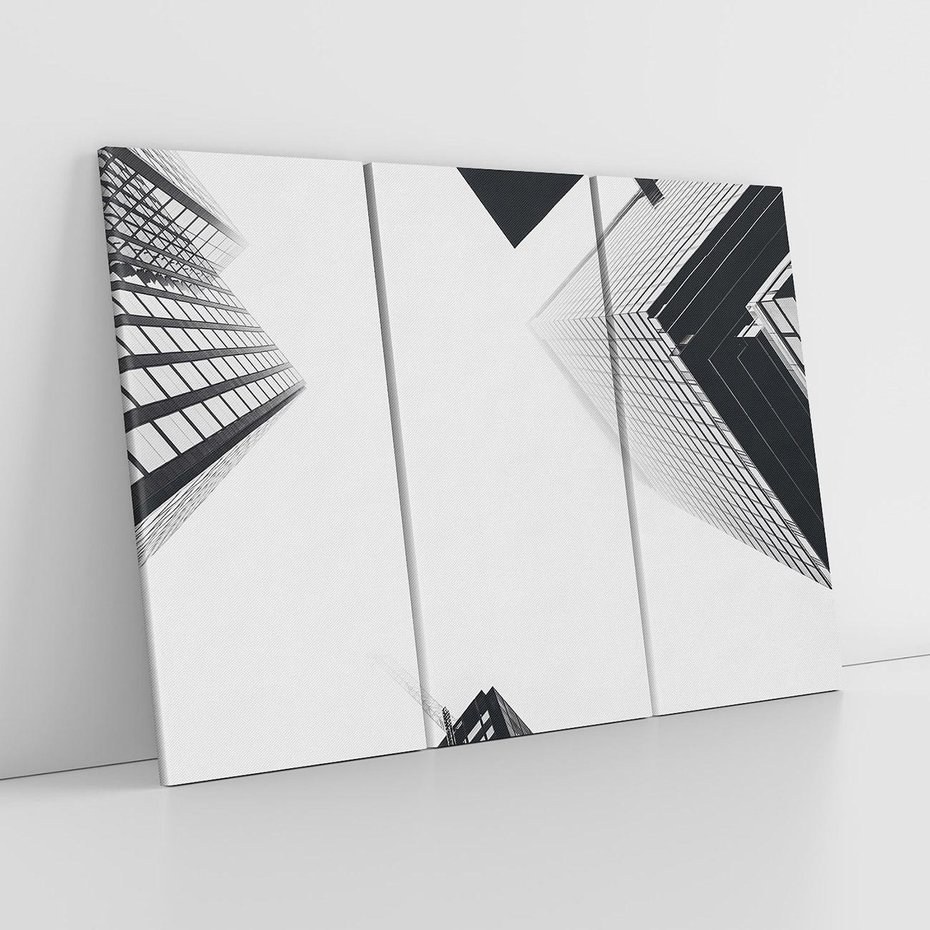 Obraz na płótnie 120x80 - Nowoczesna Dynamika - perspektywa, wieżowce
