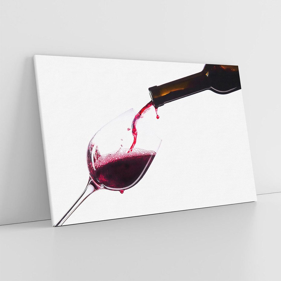 Obraz na płótnie 120x80 - Radość w smaku wina - wino