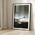 Plakat bez ramy 21x30 - Siła i determinacja: czołgi wojenne - czołgi, wojna