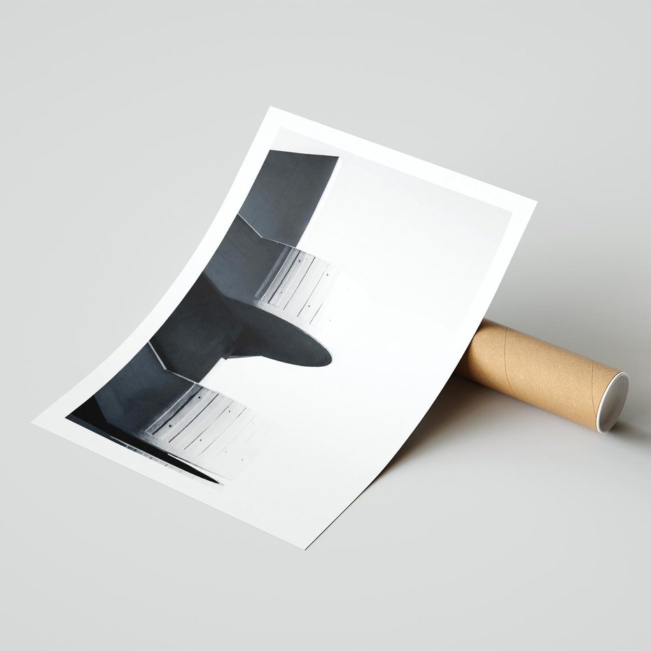 Plakat bez ramy 50x70 - Elegancja Współczesności - architektura, nowoczesne formy