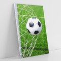 Obraz na płótnie 50x70 - Namiętność Piłki i Gola - piłka nożna, gol