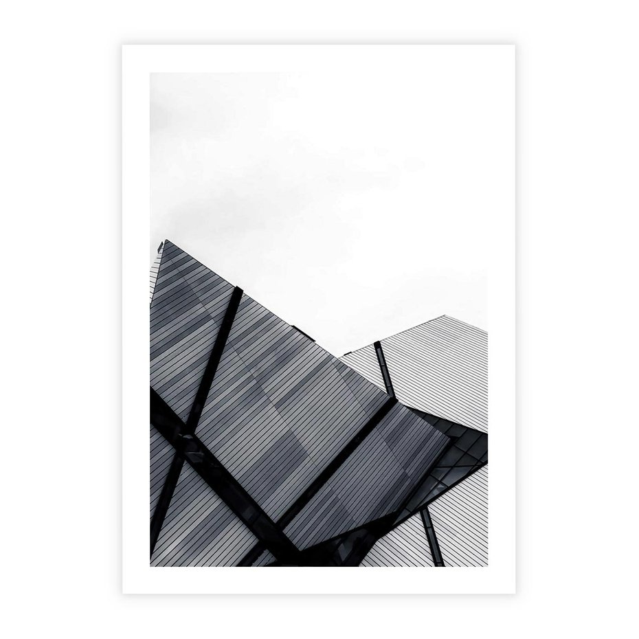 Plakat bez ramy 30x40 - Nowoczesna Metropolia - architektura, proste linie