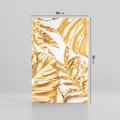 Obraz na płótnie 50x70 - Monstera Złote Liście - monstera, złote