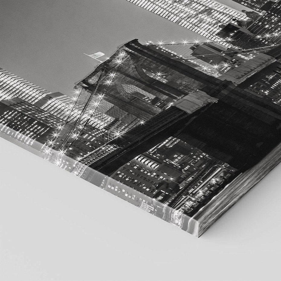 Obraz na płótnie 40x40 - Most nad Manhattańskim Skarbem - most, Nowy Jork