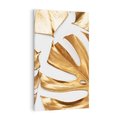 Obraz na płótnie 50x70 - Siła Natury - złote, liście
