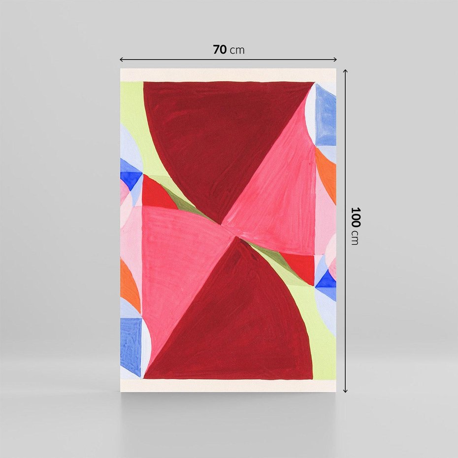 Obraz na płótnie 70x100 - Area Broken by Perpendiculars 1934, Jospeh Schillinger - Reprodukcja - reprodukcja, obraz na płótnie