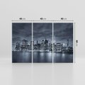Obraz na płótnie 120x80 - Miejskie Migawki - noc, NY