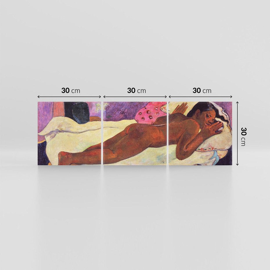 Obraz na płótnie 90x30 - Spirit of the Dead Watching 1892, Paul Gauguin - Reprodukcja - reprodukcja, obraz na płótnie