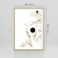 Plakat w ramie 50x70 - Luksusowy Lifestyle - kompozycja lifestyle, fotografia - rama drewno
