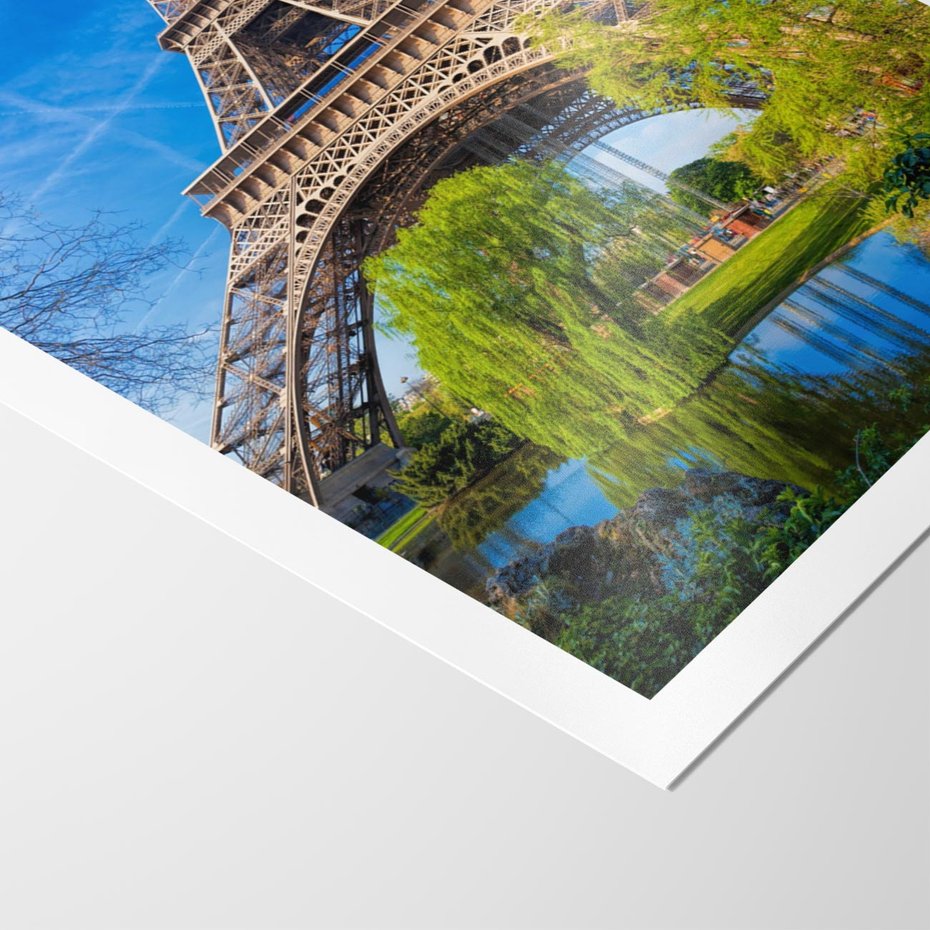 Plakat bez ramy 21x30 - Wieża Eiffla w Paryżu - Eiffla, Paryż