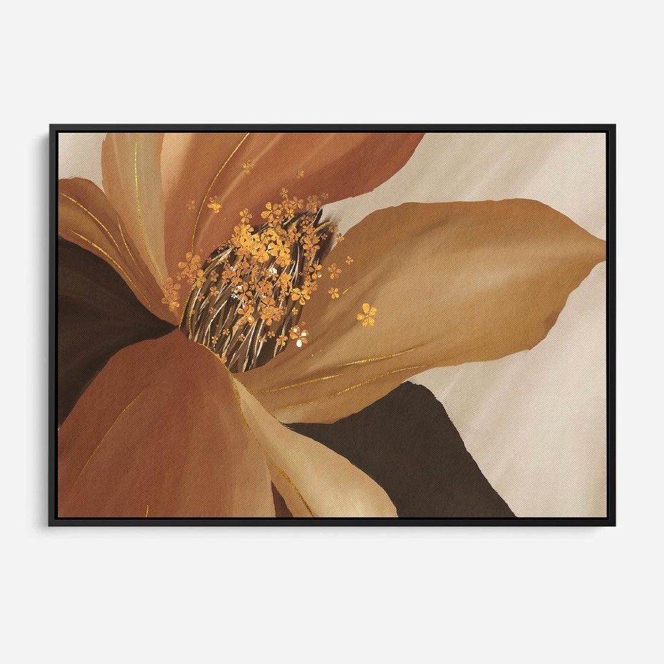 Obraz w ramie 70x50 - Wyraz Luksusu - sztuka, nowoczesna - rama czarna