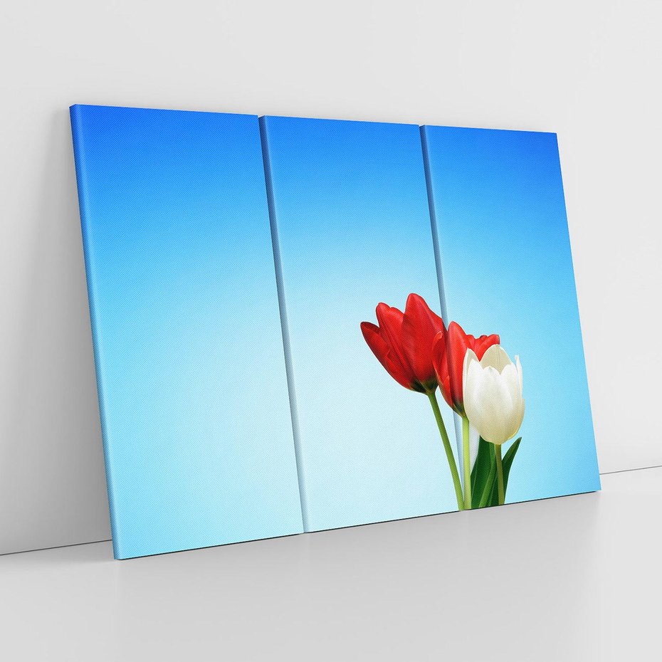 Obraz na płótnie 120x80 - Tulipanowy zachwyt - tulipany, kwiaty