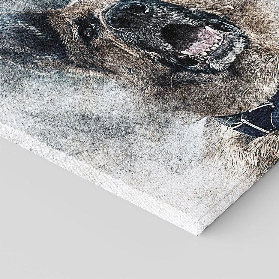 Obraz na płótnie 30x30 - Pies - wierny towarzysz - pies, sztuka