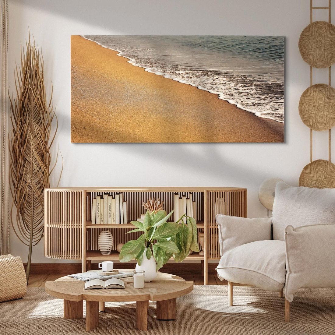 Obraz na płótnie 120x60 - Plaża Morza - plaża, morze