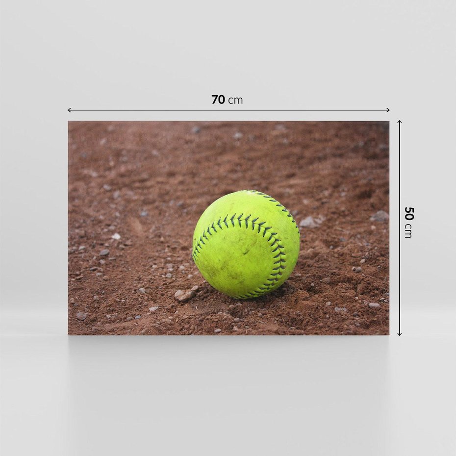 Obraz na płótnie 70x50 - Baseballowa Fuzja Sportu - baseball, piłka