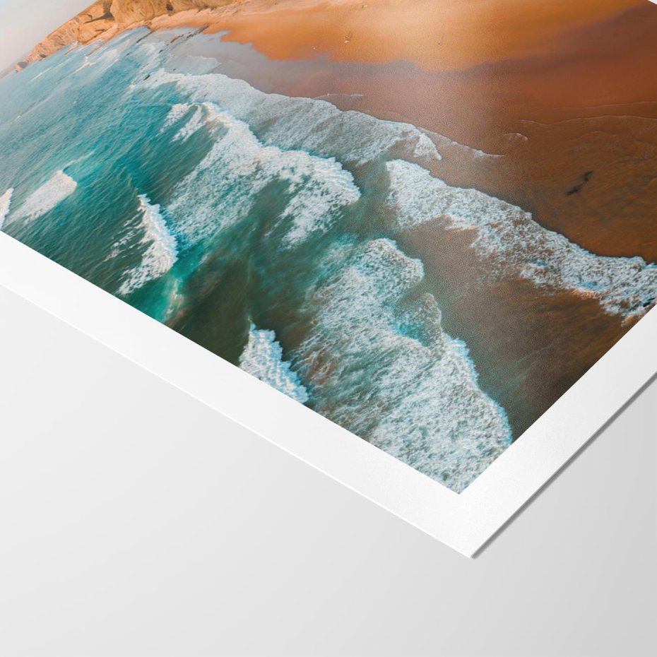 Plakat bez ramy 21x30 - Z Lotu Ptaka - fotografia, plaża