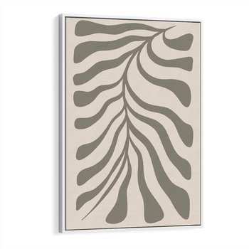 Obraz w ramie 50x70 - Zaklęte Kształty - nowoczesna sztuka, plakat modern - rama biała