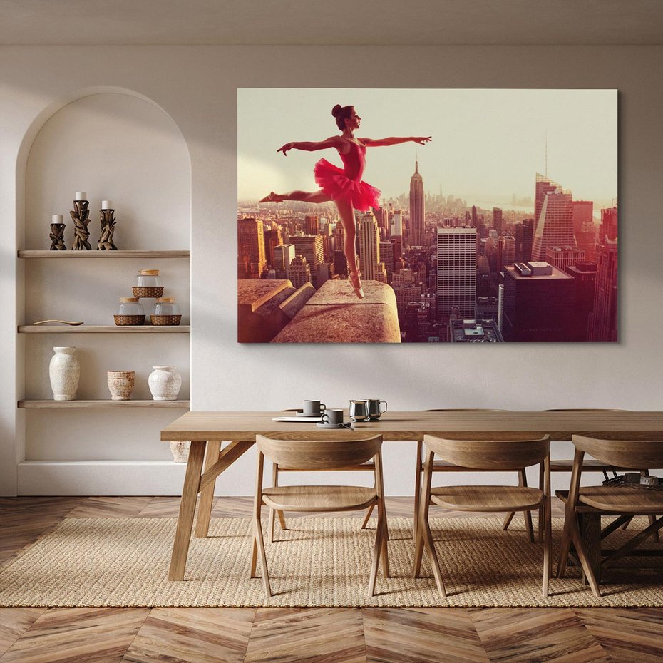 Obraz na płótnie 70x50 - Elegancja ruchu - balet, taniec