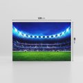 Obraz na płótnie 120x80 - Energia na stadionie - piłka, nożna