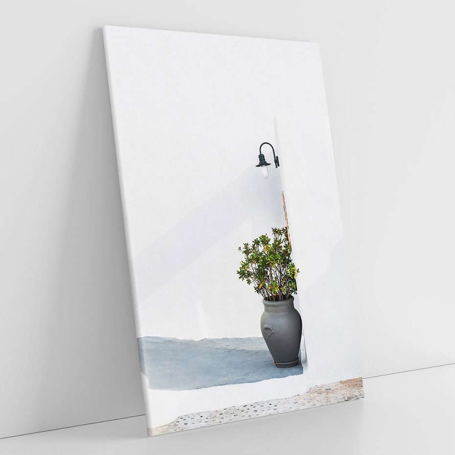 Obraz na płótnie 80x120 - Błękitne wybrzeże - Santorini, Grecja