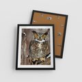Plakat w ramie 40x50 - Tajemniczy Stróż - sowa, las - rama czarna