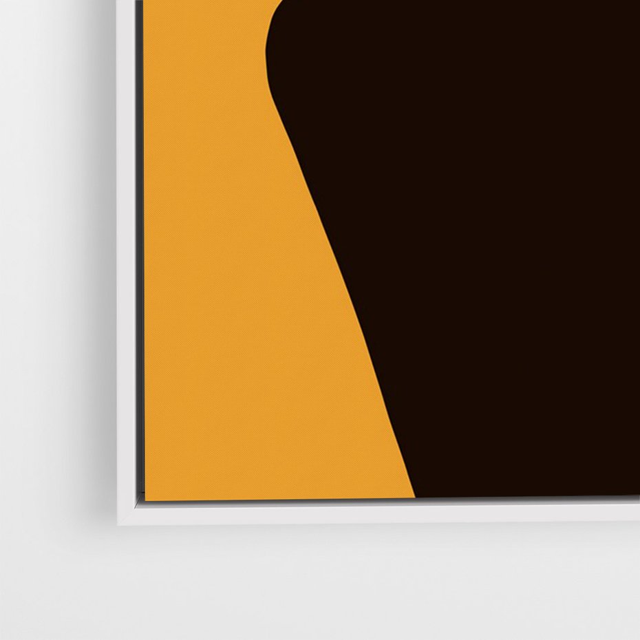 Obraz w ramie 70x100 - Transformacja Form - sztuka nowoczesna, plakat - rama biała